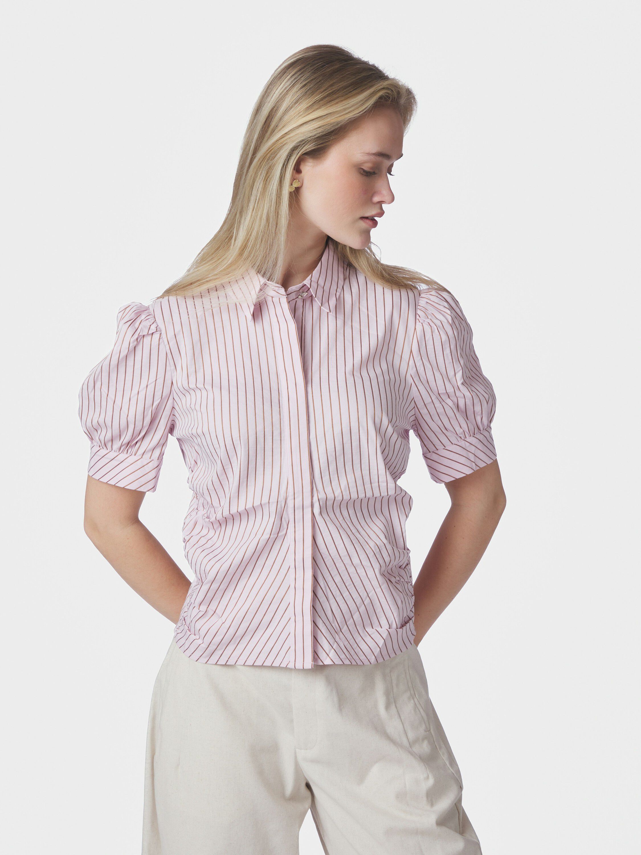 Frannie Structure Stripe Shirt
