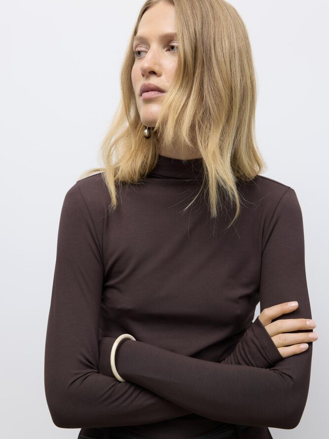 AWULA HEAVEN LS HIGH NECK TOP