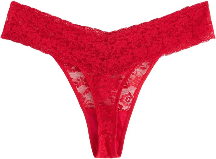 Stringtruse med blonder