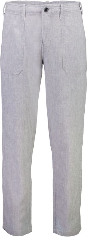 Linen blend herringbone pants