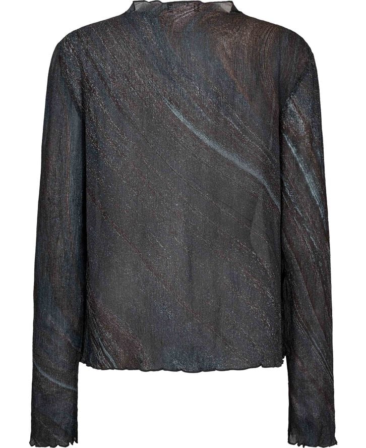 Simple Longsleeve Martian Flow Print-34