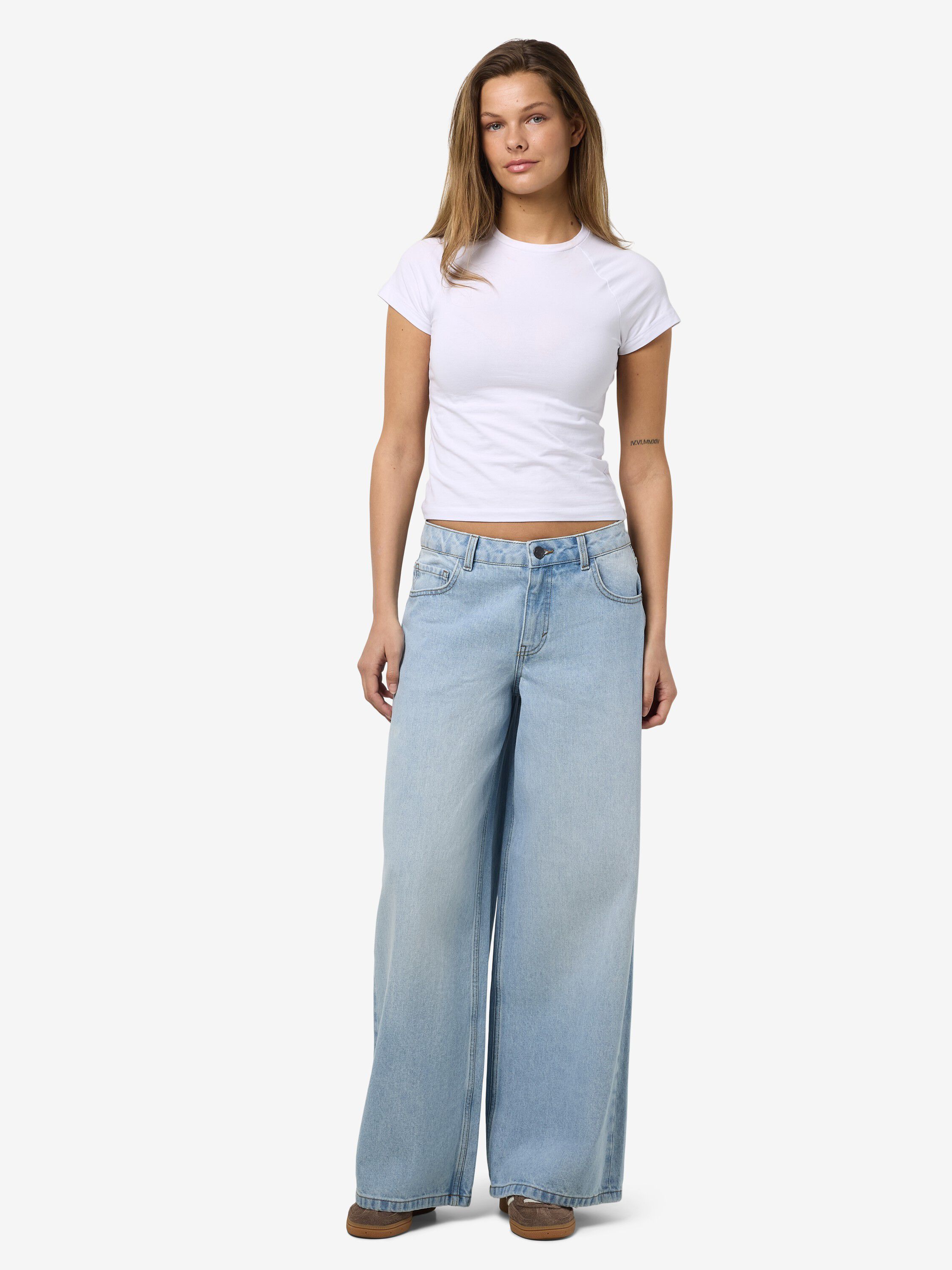 Nmkettie Nw Wide Leg Jeans Noos Vi562Lb