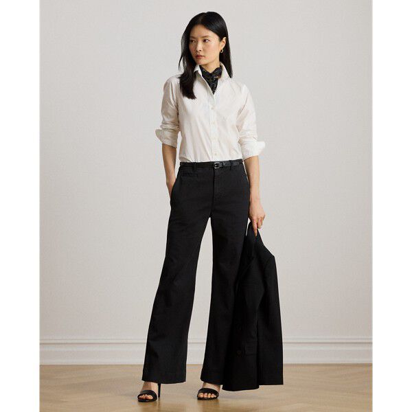 Stretch Cotton Chino Flare Pant