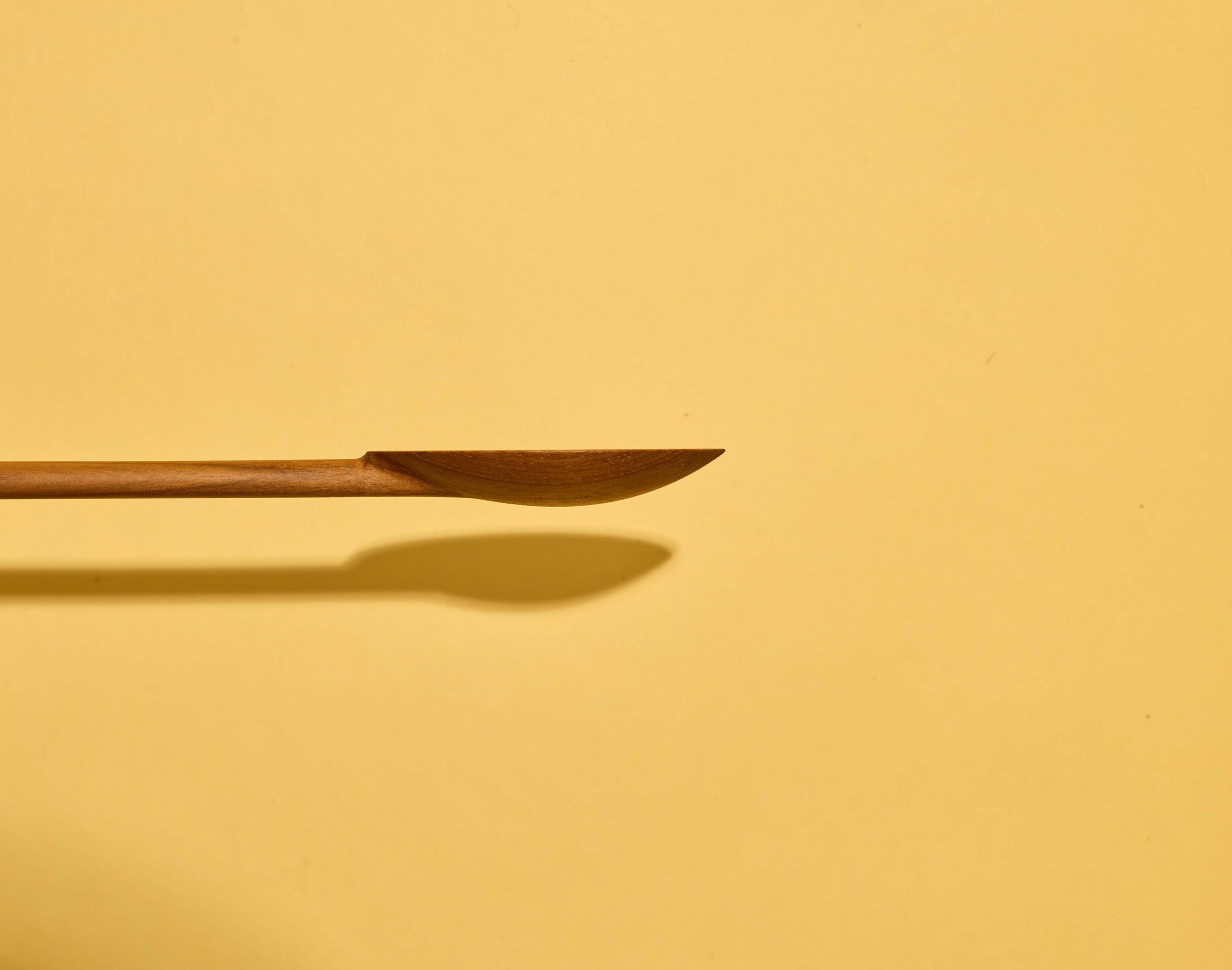 Grydeske, teak, 35 cm