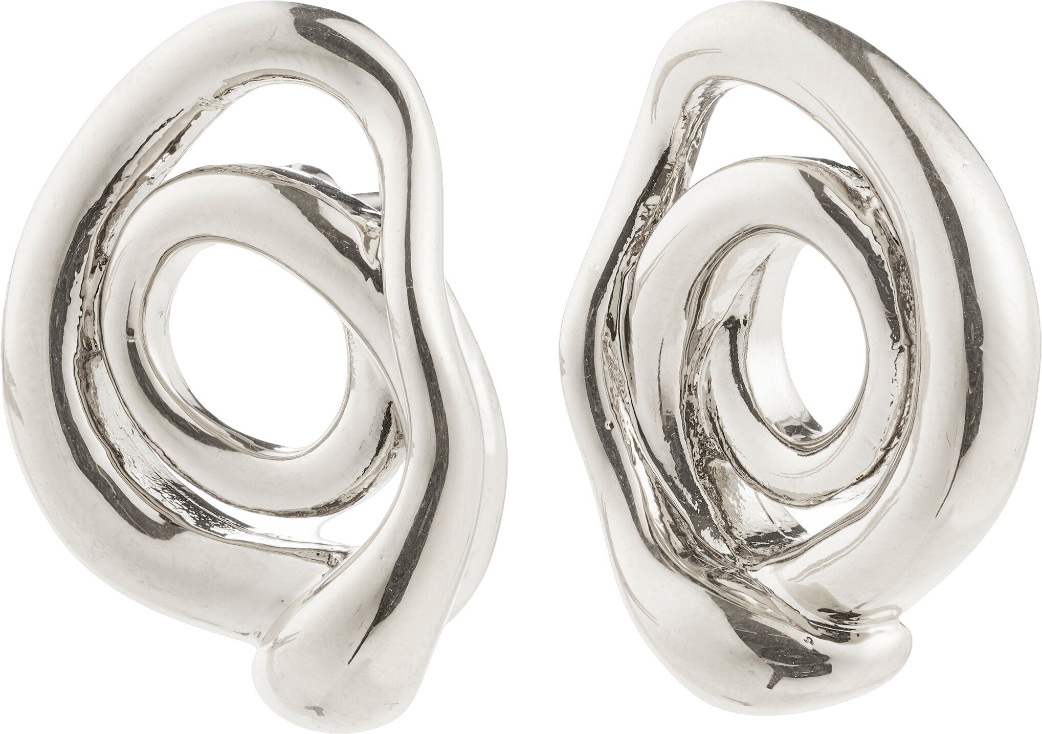 UNFOLD earrings silver-plated