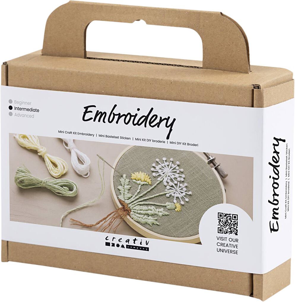 Mini DIY Kit Broderi, Broderiramme