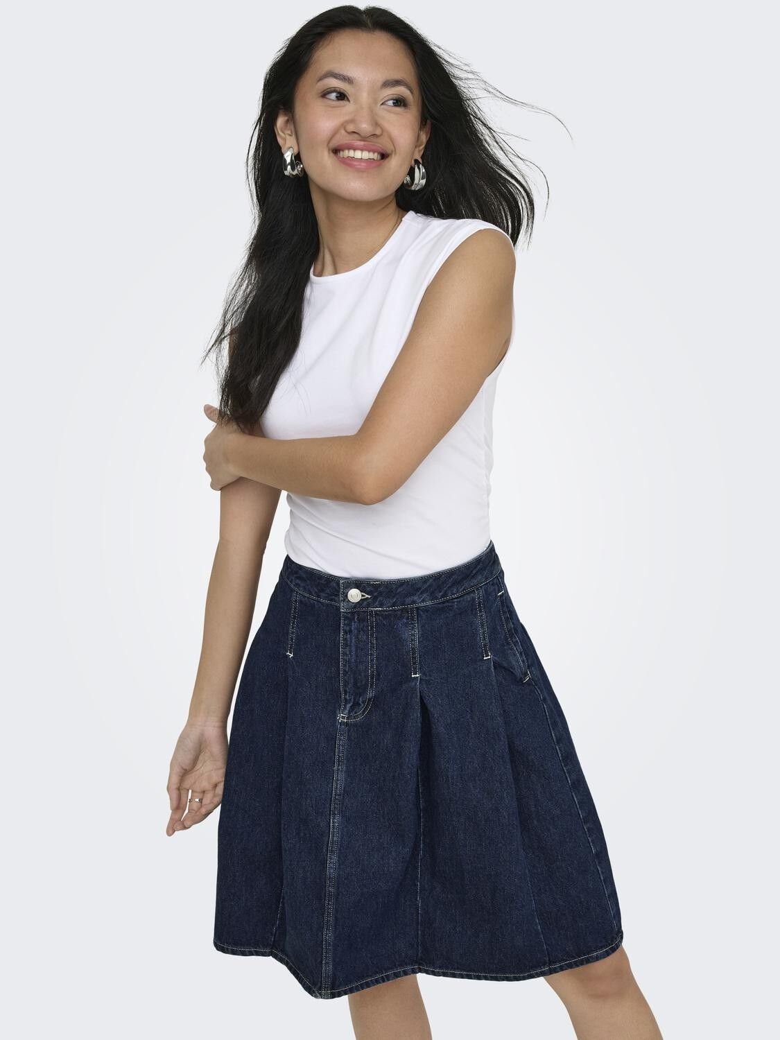 Onlmira Capsl Ruching Top Jrs Noos