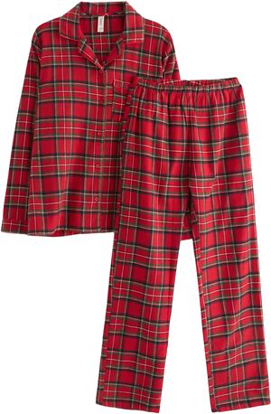 Soft pyjama set in flannel with a l