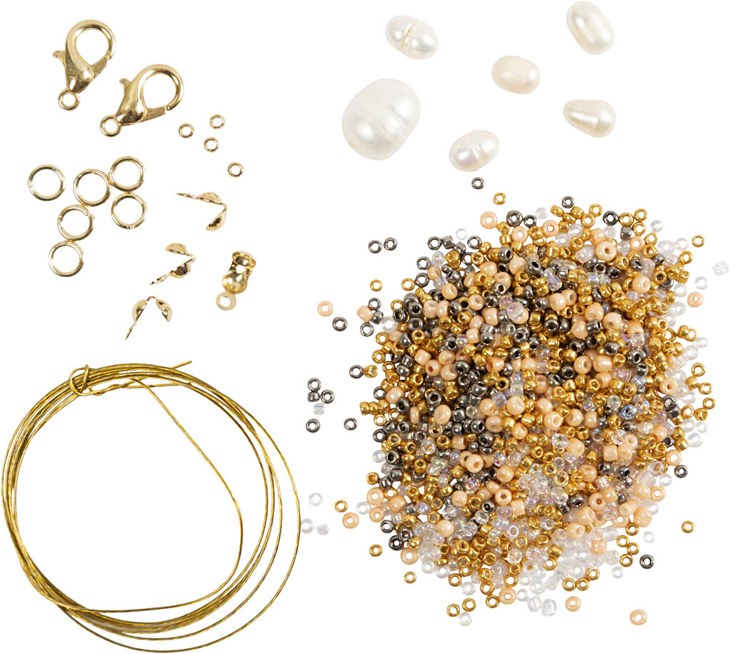 Mini DIY Kit Smykker, Armb&aring;nd og halsk&aelig;de med l&aring;s