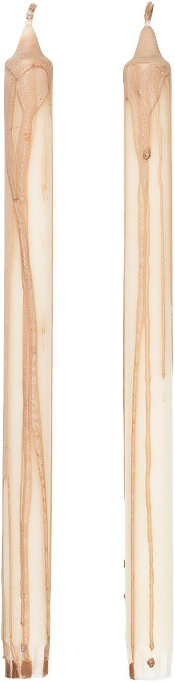 Dryp Candles - Set of 2 - Beige