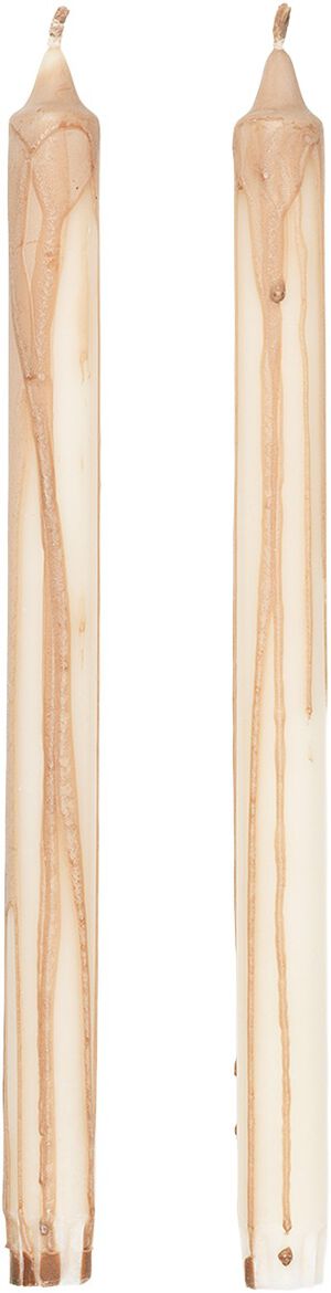 Dryp Candles - Set of 2 - Beige
