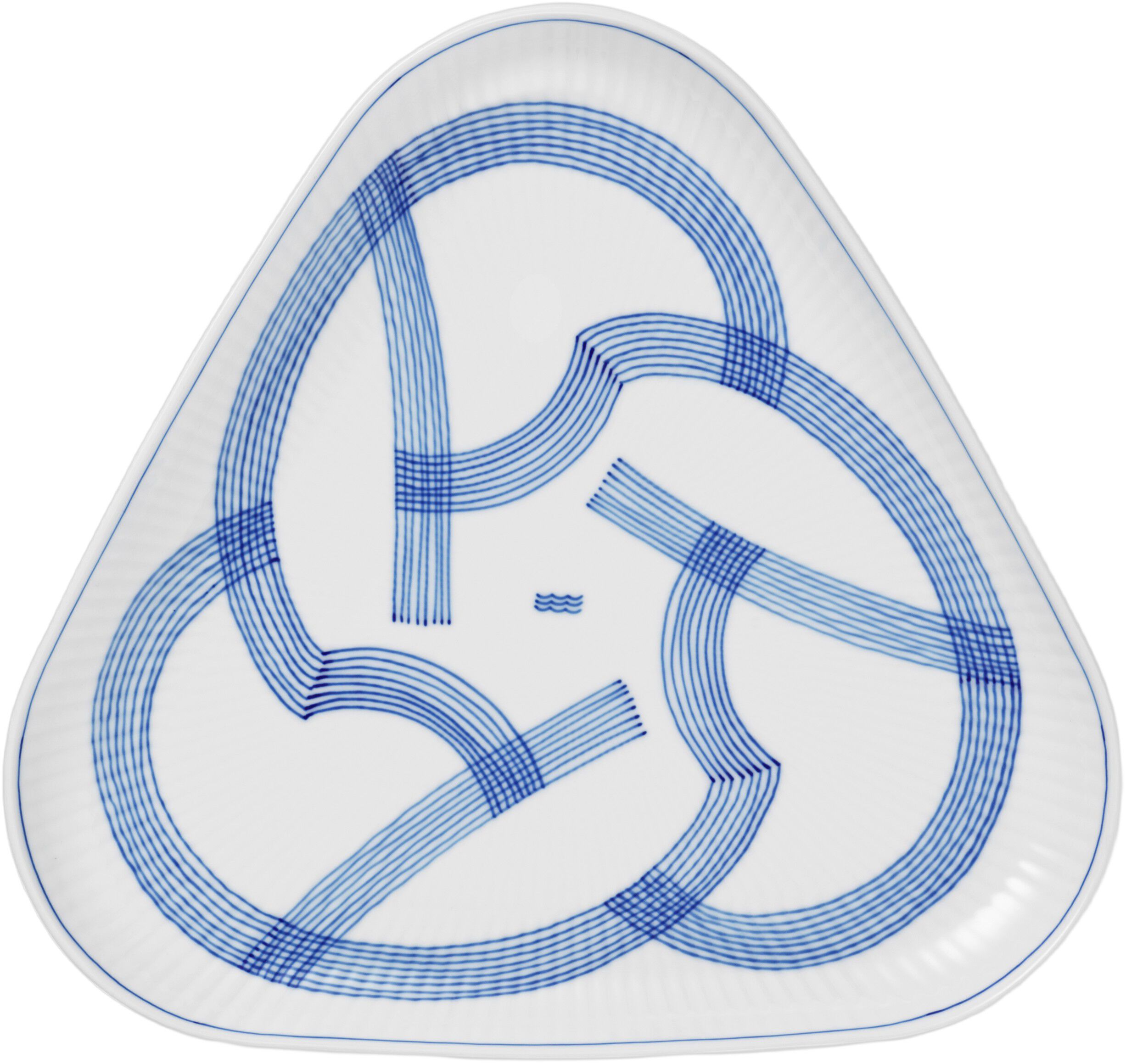 Motif trekantet fad, 23 cm