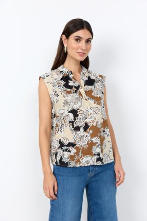 SC-FALDINE 1 Bluse Sort