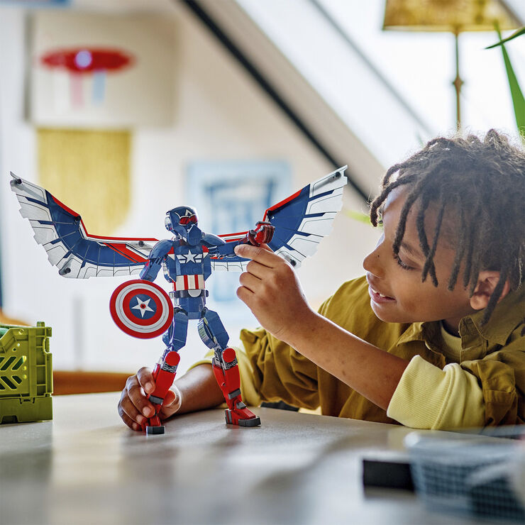 Byg selv/figur af Captain America 76296