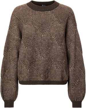 PCJENNA LS O-NECK KNIT NOOS BC