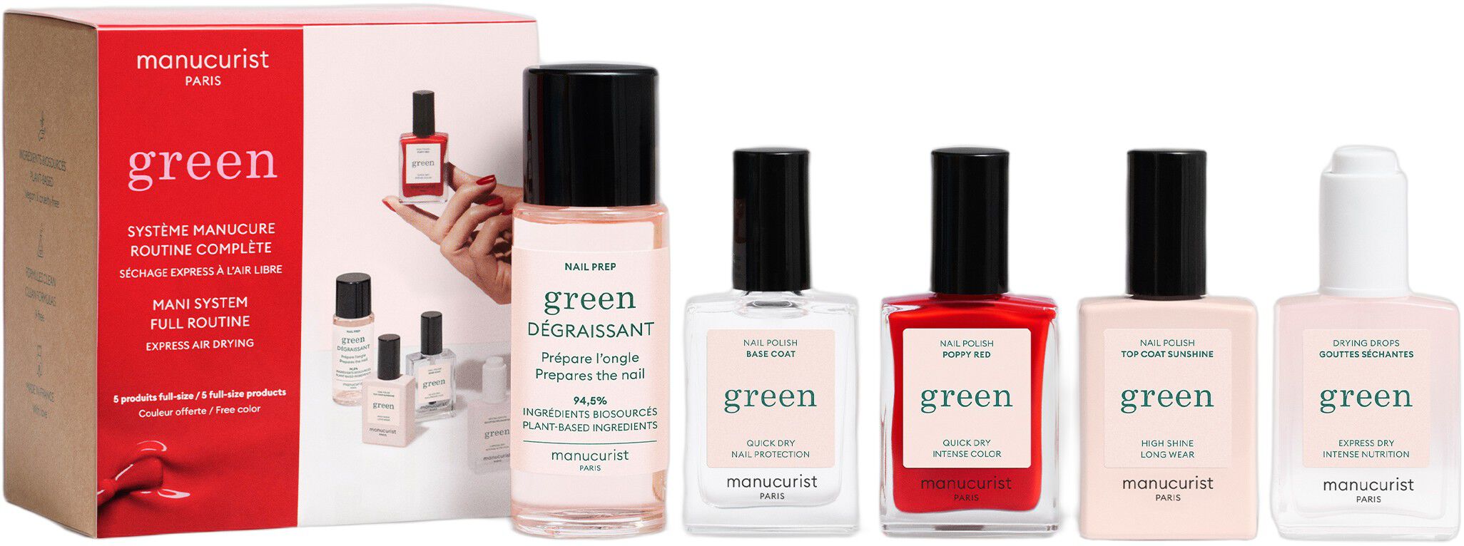 Green Discovery Kit + Poppy Red