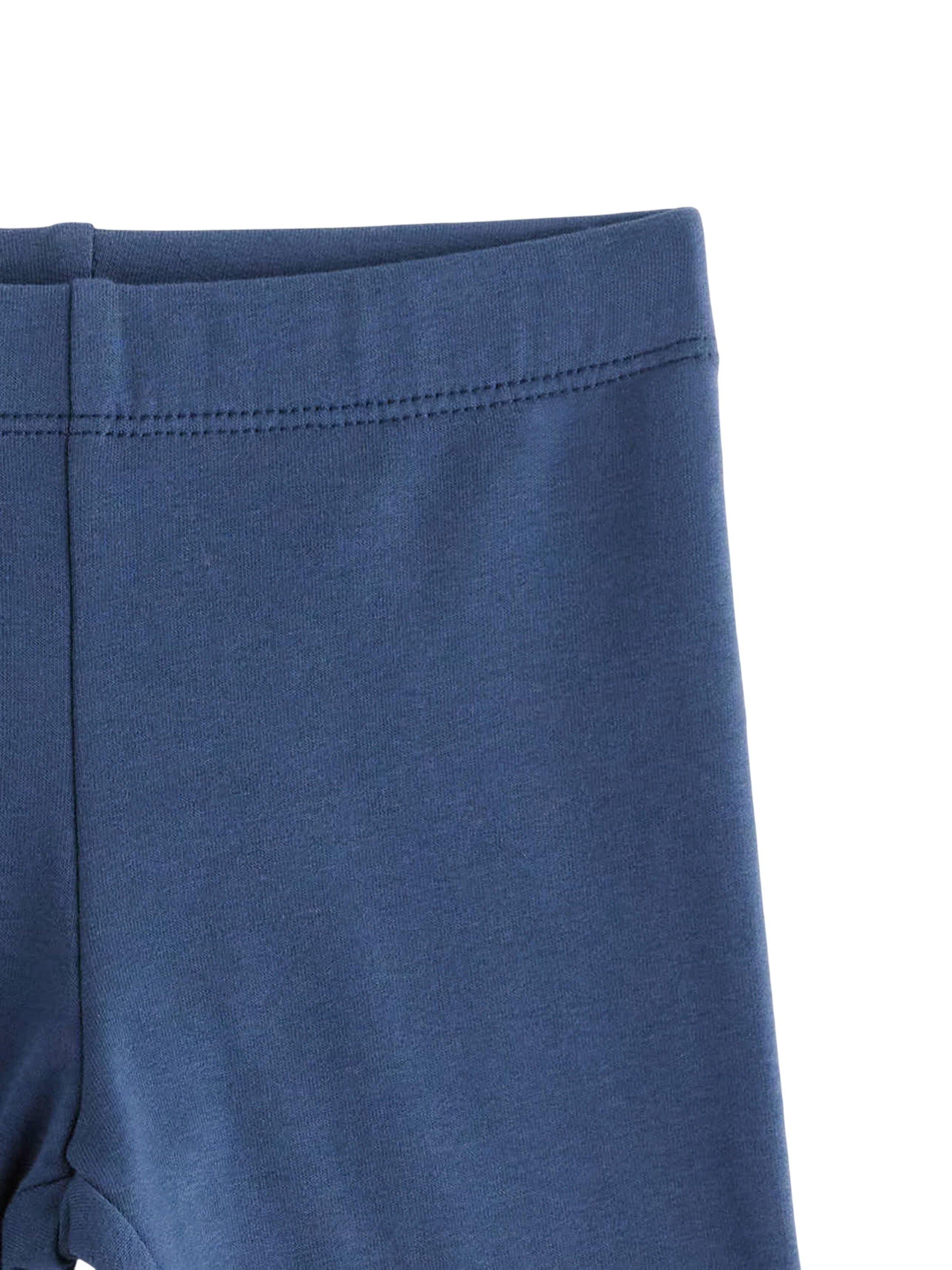 Mjuka leggings i trik&aring; med res&aring;r