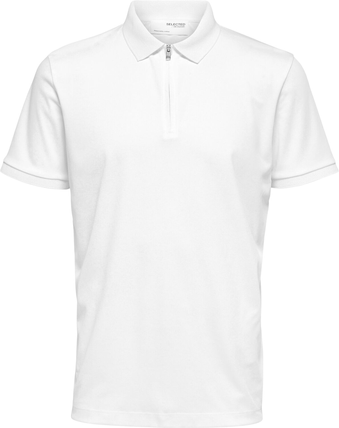 Slhfave Zip Ss Polo Noos