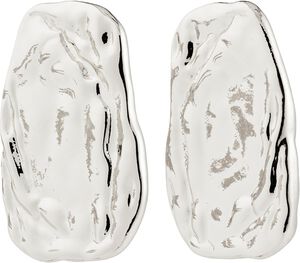 SHIFT øreringe sølvbelagt