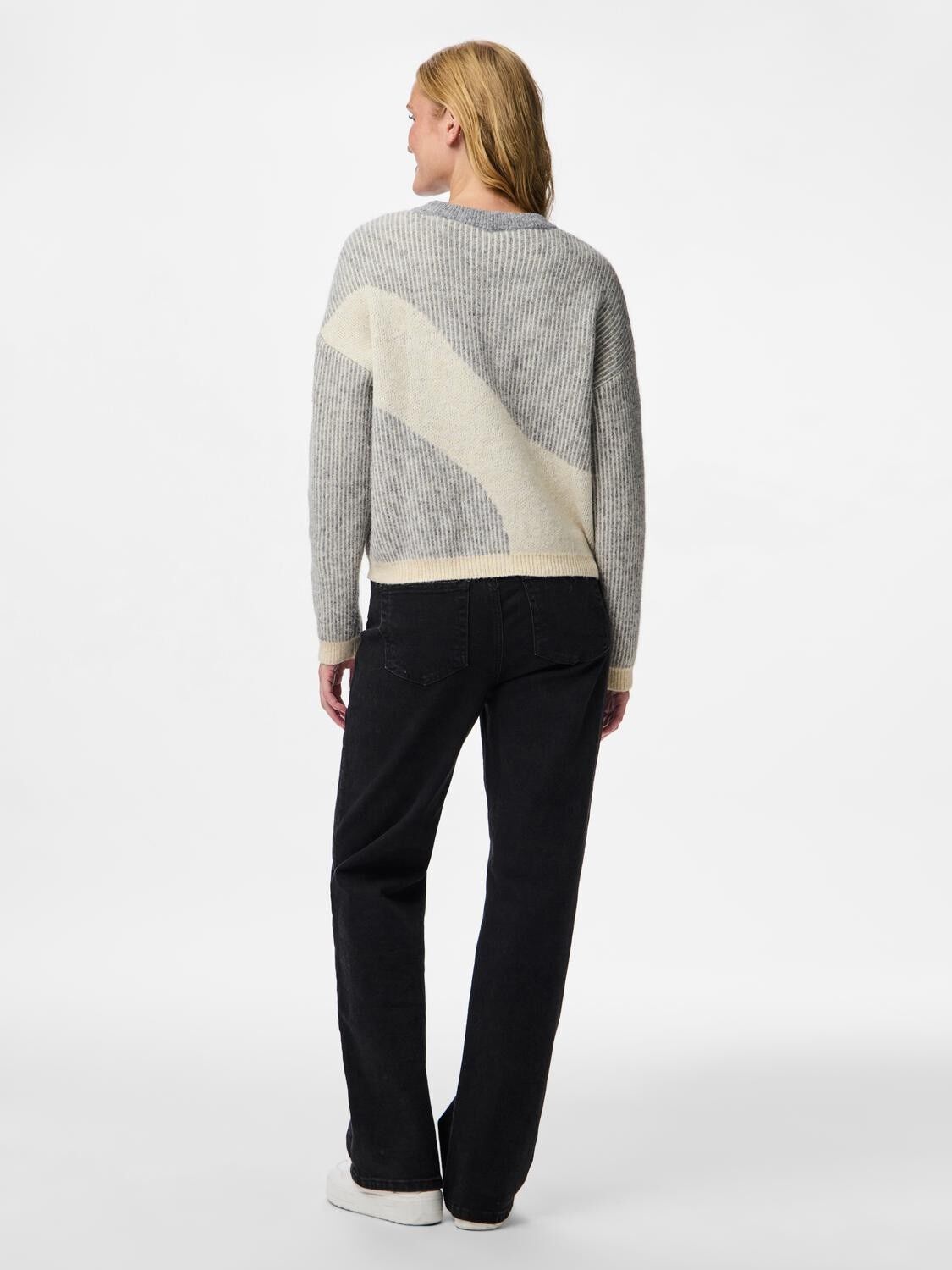 Pclinna O-Neck Loose Knit Pwp Bc