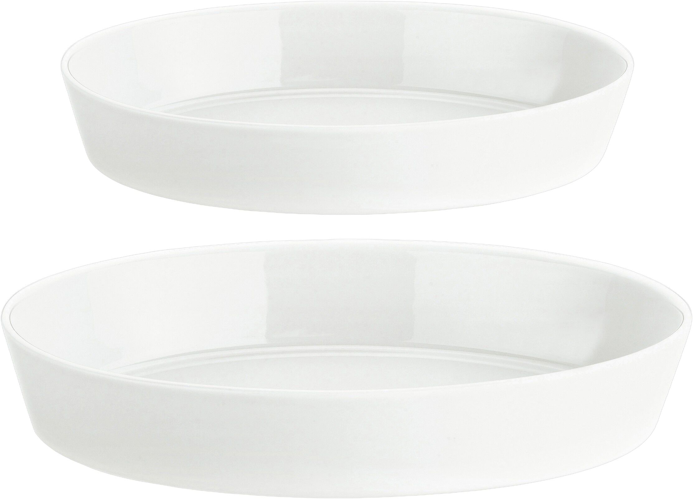 Fatsett ovalt Serie Originale 2 deler 26/31 cm Hvit