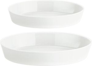 Fatsett ovalt Serie Originale 2 deler 26/31 cm Hvit