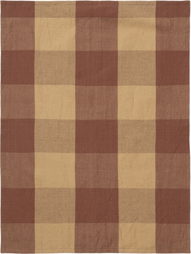 Hale Tea Towel - Peach/Spice Red