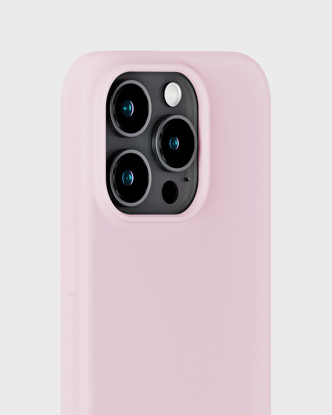 Silicone Case iPhone 15 Pro Pale Pink