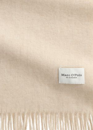 Scarf, woven wool, skinny extra-lon