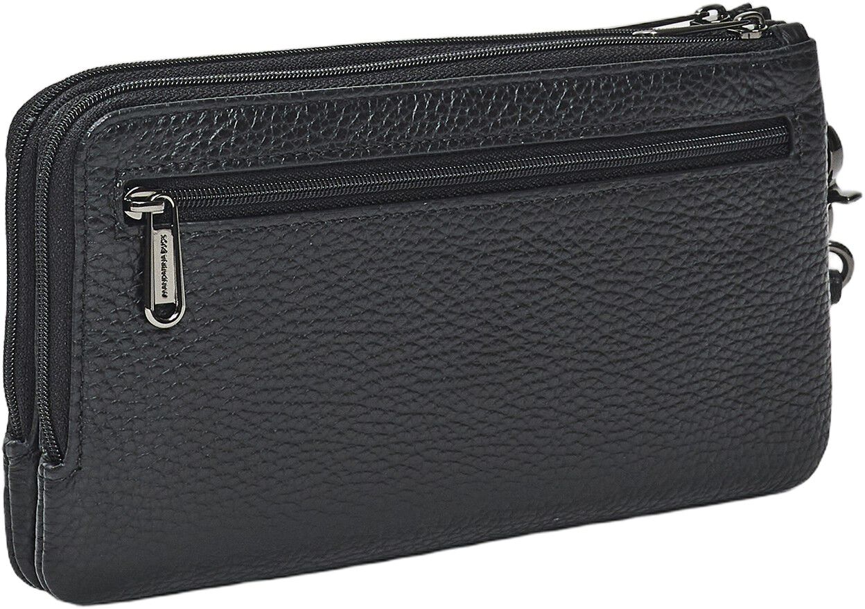 MELLOW LEATHER POUCH / NERO
