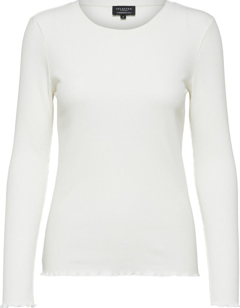 Slfanna Ls Crew Neck Tee S Noos