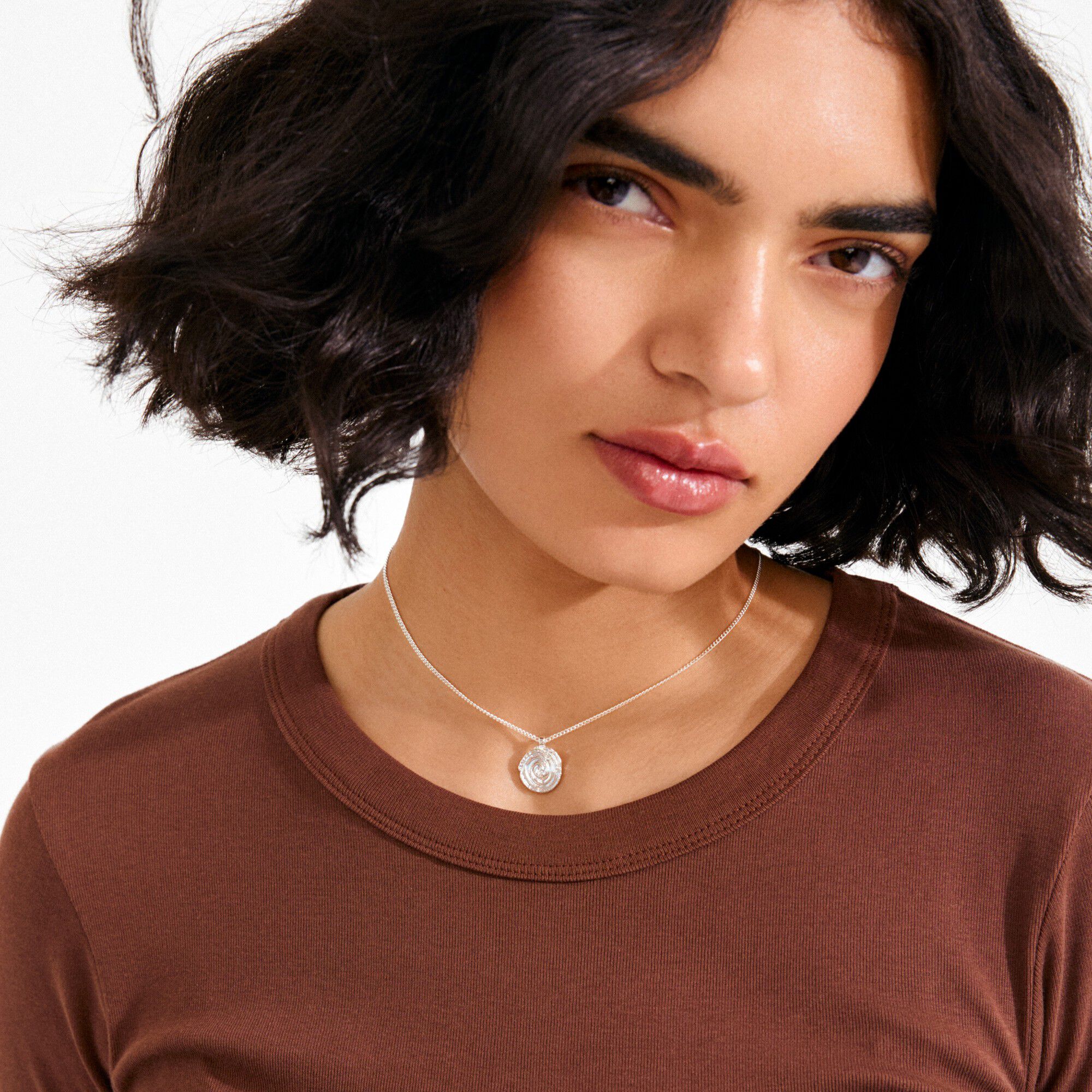 AIR halsk&aelig;de s&oslash;lvbelagt