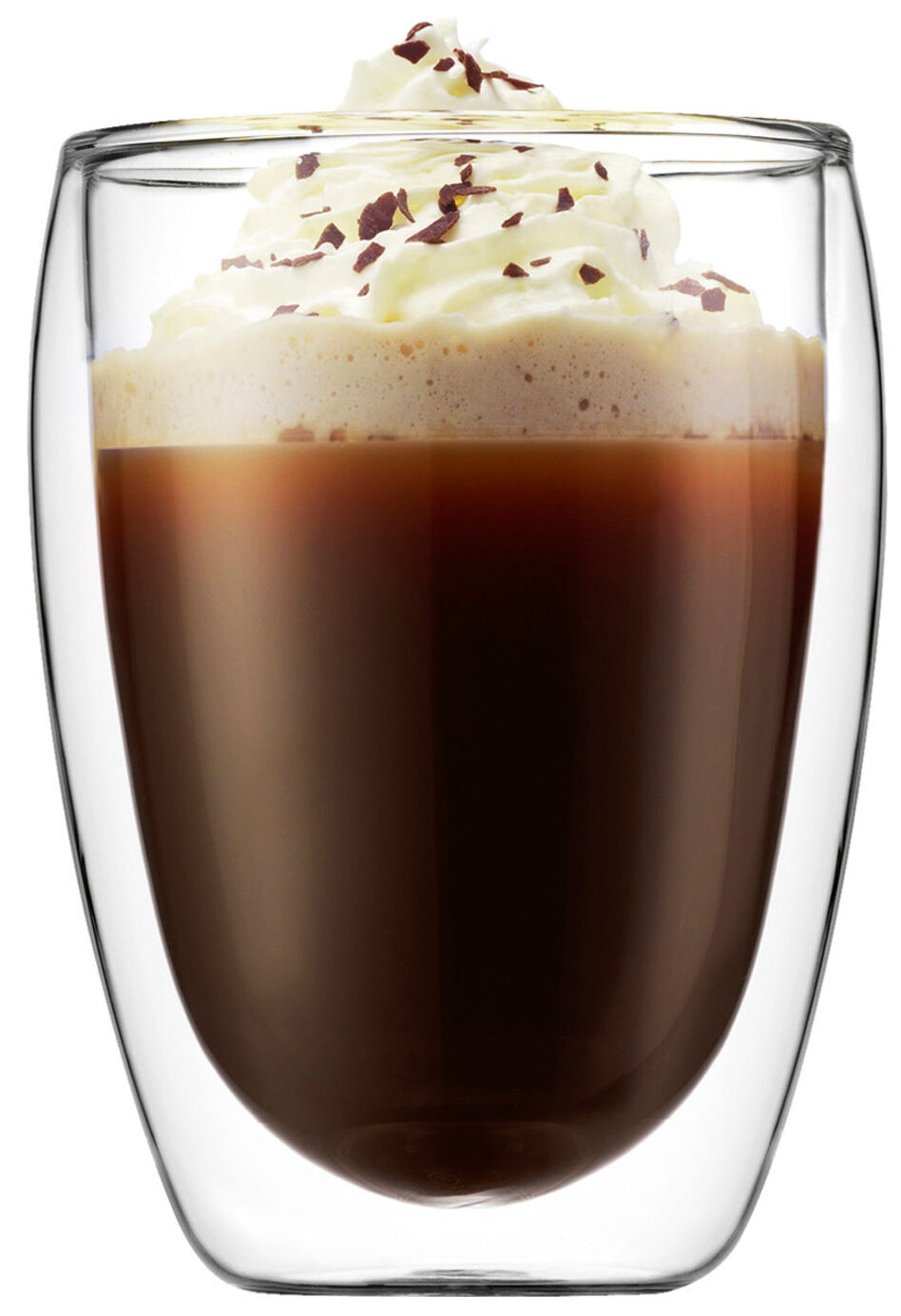 2 stk glass, doble vegger, medium, 0,35 l