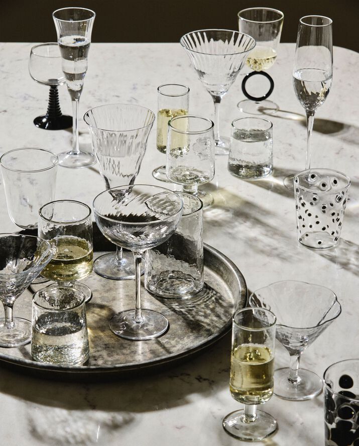 VITA drinking glass - clear