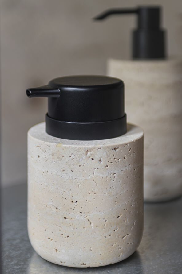 TRAVERTINE dispenser, low