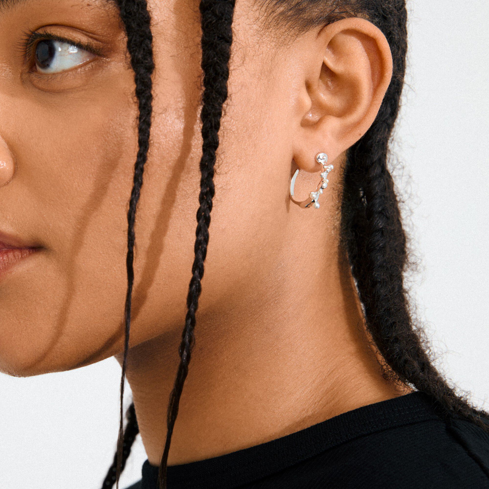 HADLEY earrings silver-plated