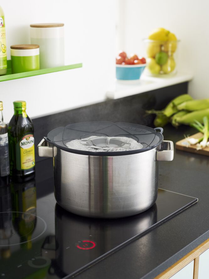 Kochblume låg medium antrasit