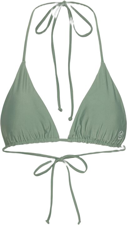 Uluwatu padded triangle bikini top - Army