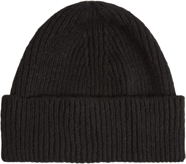 LIDIAAS Knitted Ribbed Beanie Hat