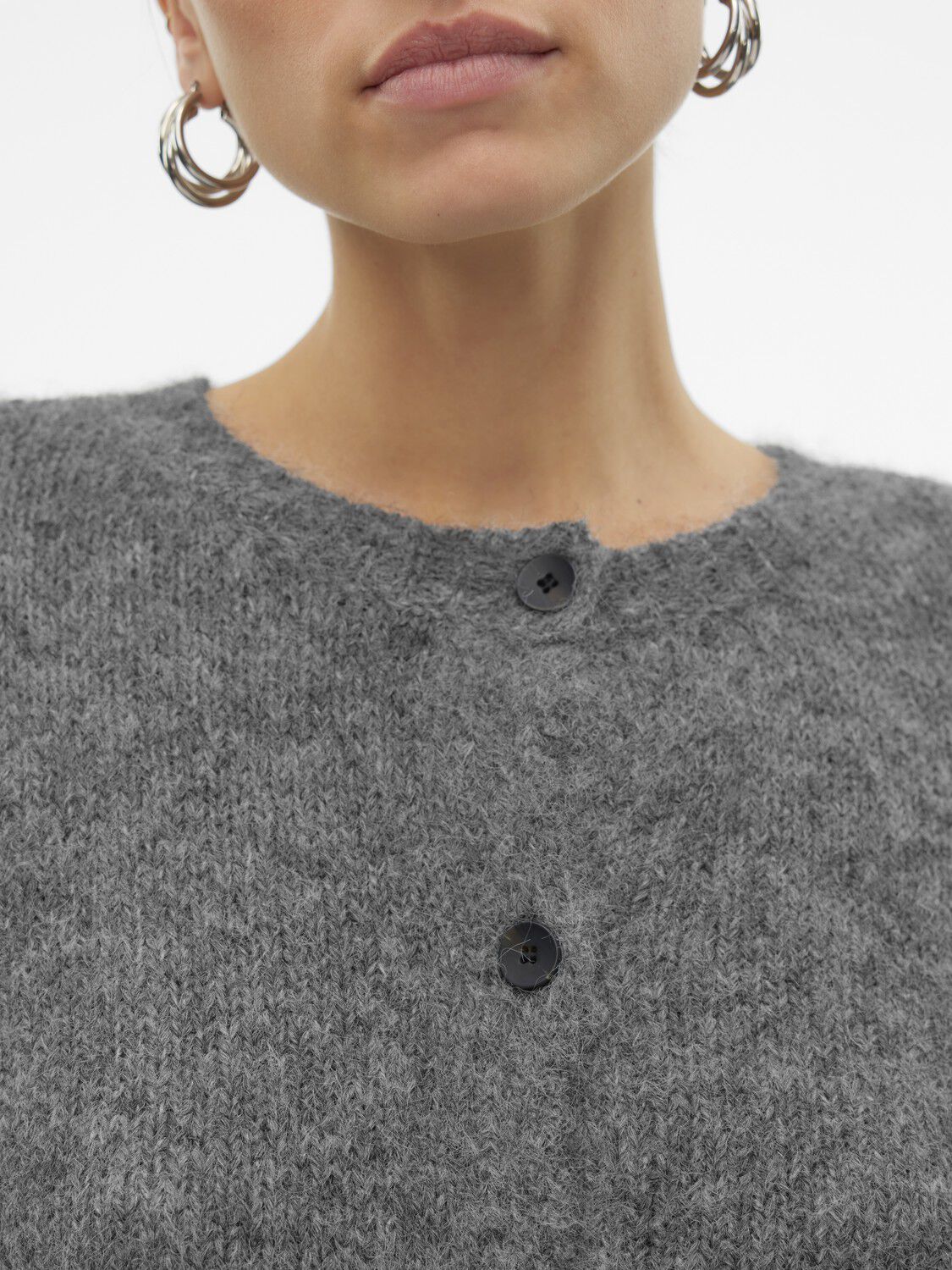 VMNOVAH LS O-NECK BUTTON CARDI GA N