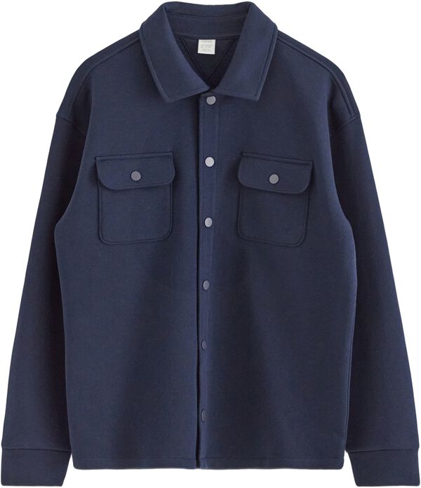 Soft overshirt in cotton jersey ble