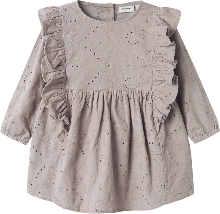 NMFBINE LS LOOSE CORD DRESS 6115-CG