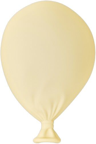 Silicone Sticker Butter Yellow Balloon