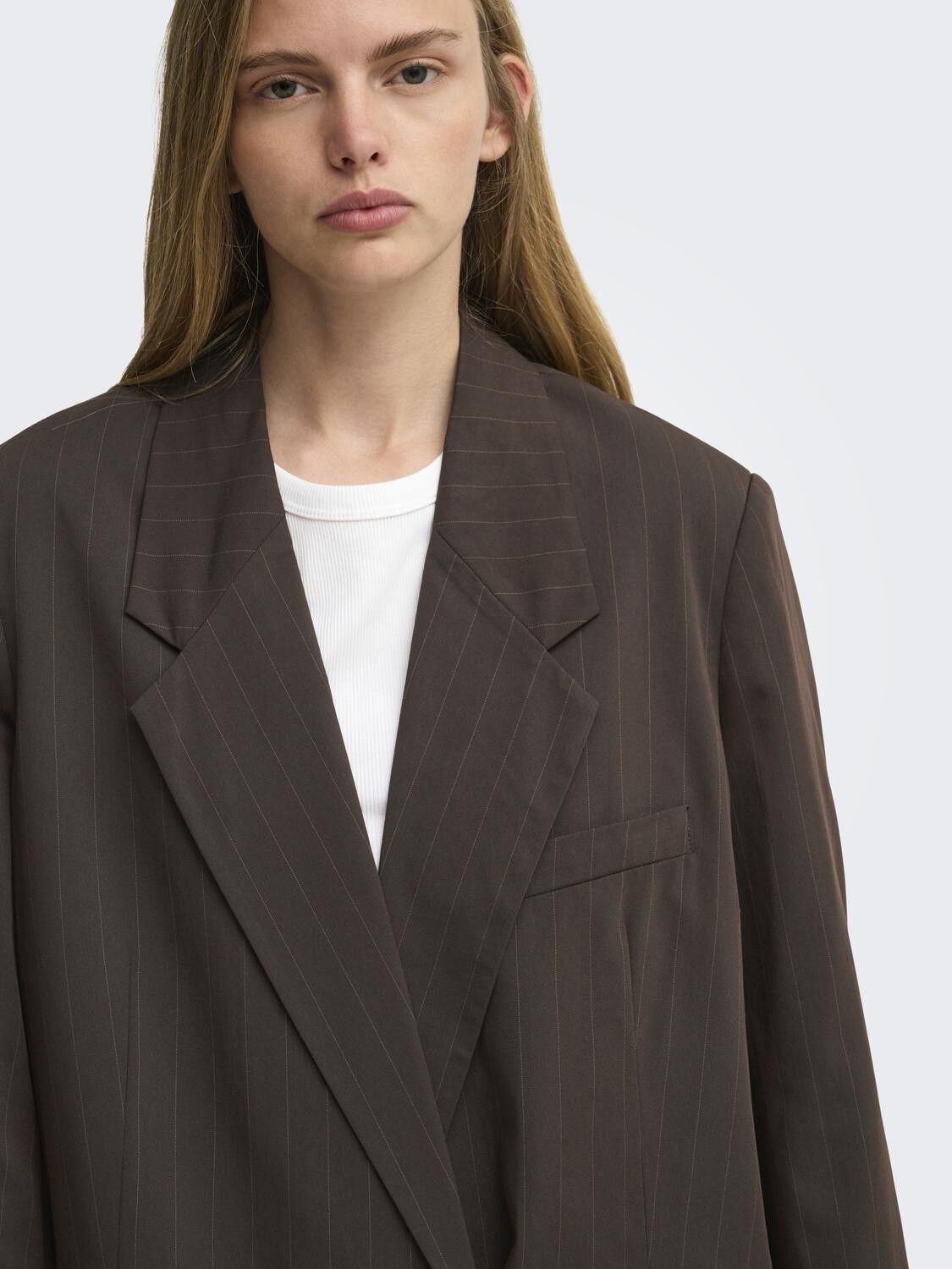 Onlalden L/S Ovs Pinstripe Blazer Tlr