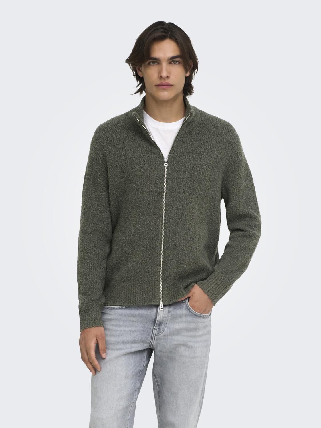 Onsdale Rlx Ls Cardigan Knit