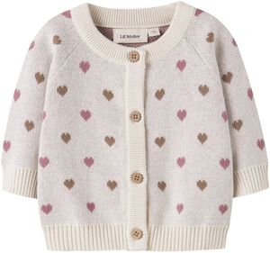 NBFSARAN LS KNIT CARD HEART LIL