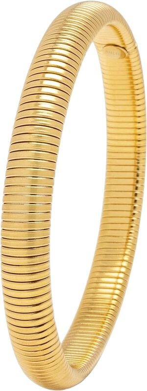 Women's 8mm Women's Gold Stretch Bangle