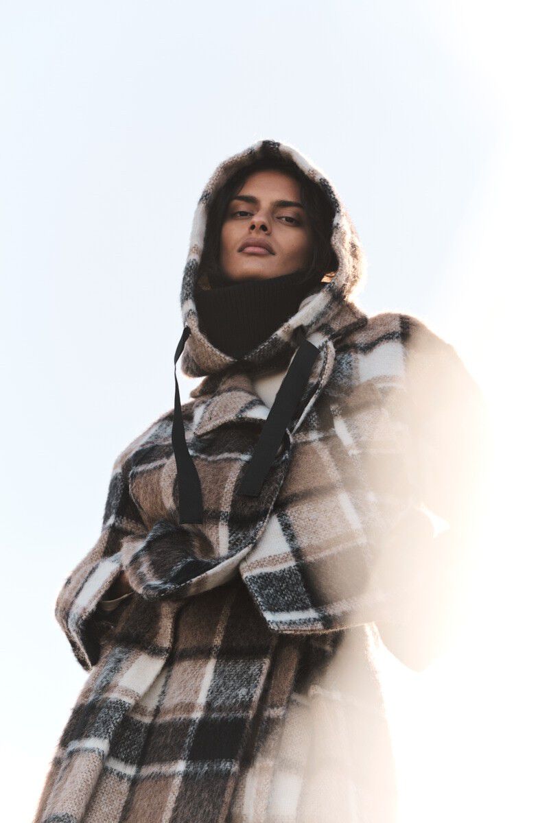 Jumbo check jacket - Ehsan