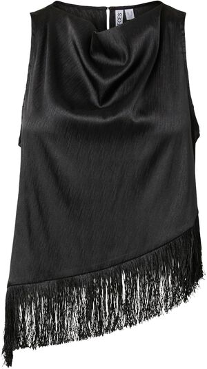 PCANNE SL FRILL TOP WVN D2D