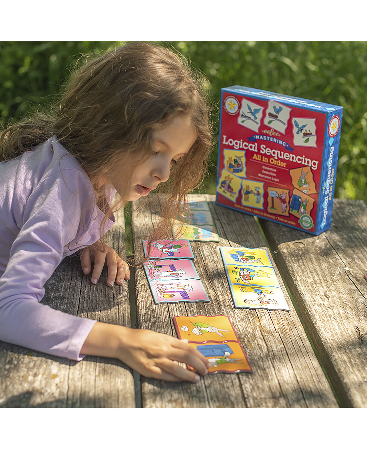 eeBoo - Leg & L&aelig;r puslespil - Logisk r&aelig;kkef&oslash;lge